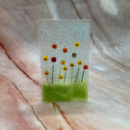 Wildflower Tealight Holders | 2 Designs | Painted Glass