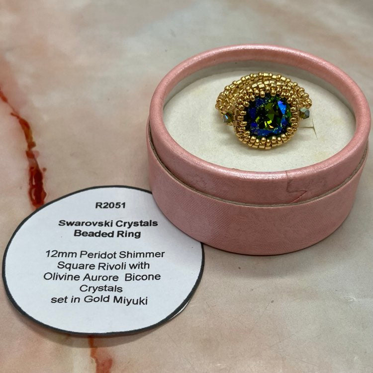 Swarovski Crystal Beaded Rings | Choose Your Favourite!