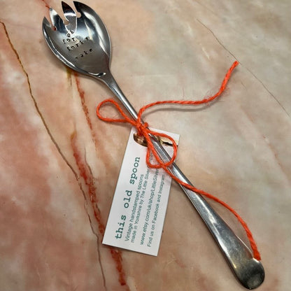 Vintage Spoons/Serving Forks | Hand Stamped | Various Designs & Sayings