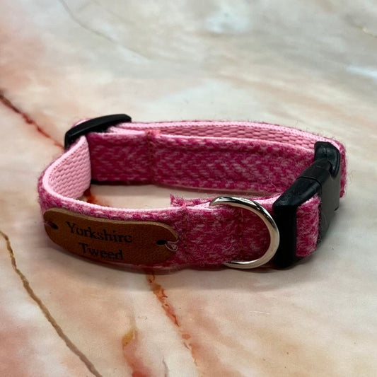 Handmade Yorkshire Tweed Dog Collars |  Various Sizes & Colours!