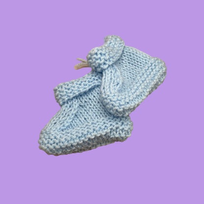 Hand Knitted Baby Hats, Mitts & Bootees | Various Colours