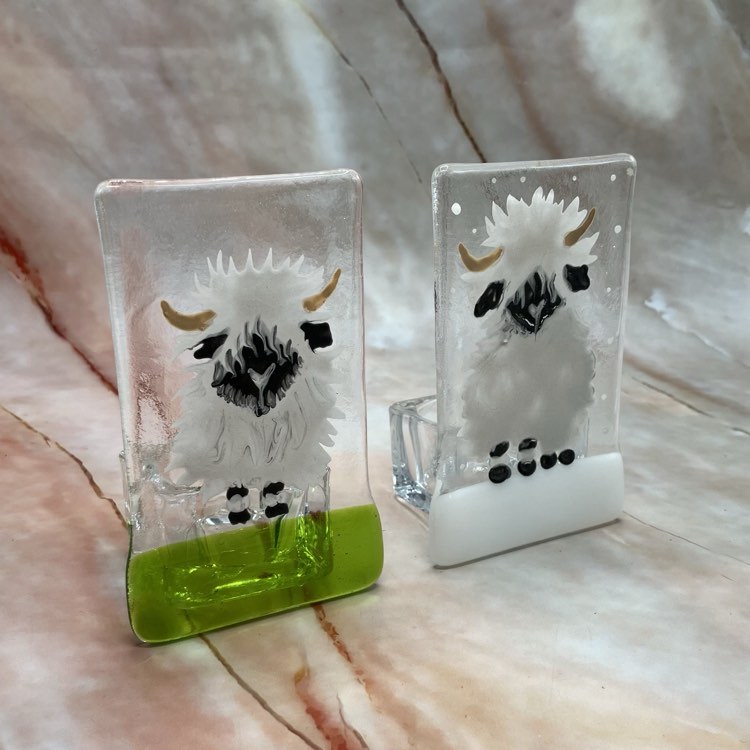 Sheep Tealight Holders | 2 Designs | Painted Glass