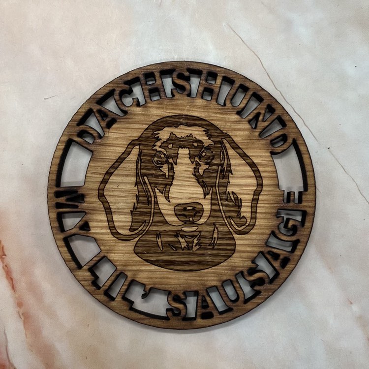 Wooden Dog Coasters | Various Breeds