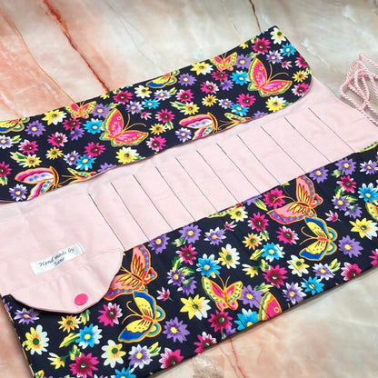 Cotton Knitting Needle Rolls | Various Colours & Designs