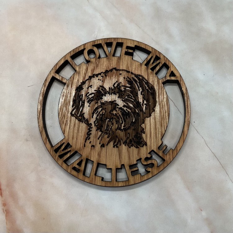 Wooden Dog Coasters | Various Breeds