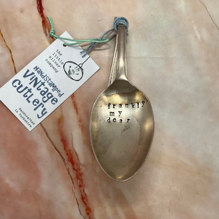 Vintage Curved Hang Spoons & Fish Knives | Hand Stamped | Various Designs