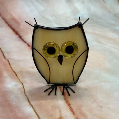 Owls & Chicks | Stained Glass | Various Colours & Sizes