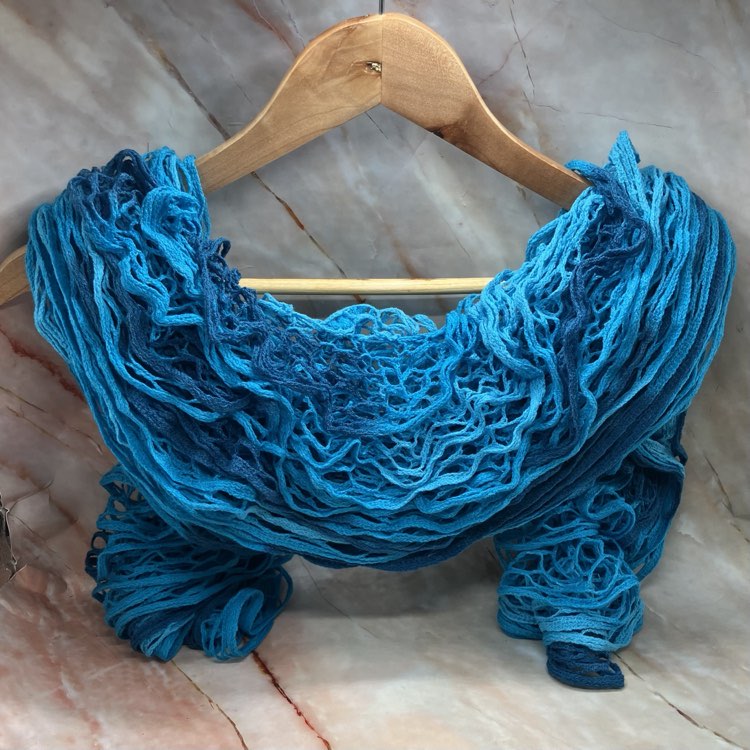 Hand Knitted Frilled Scarves | Choose Your Colour!