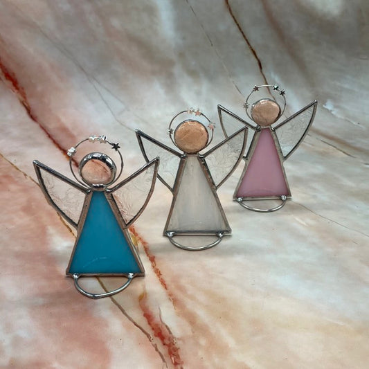 Freestanding Angels | Stained Glass | 3 Colours