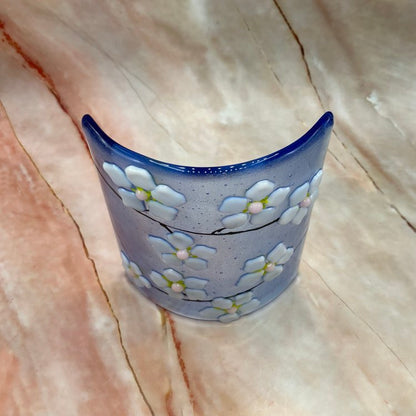 Cherry Blossom Curve | Fused Glass