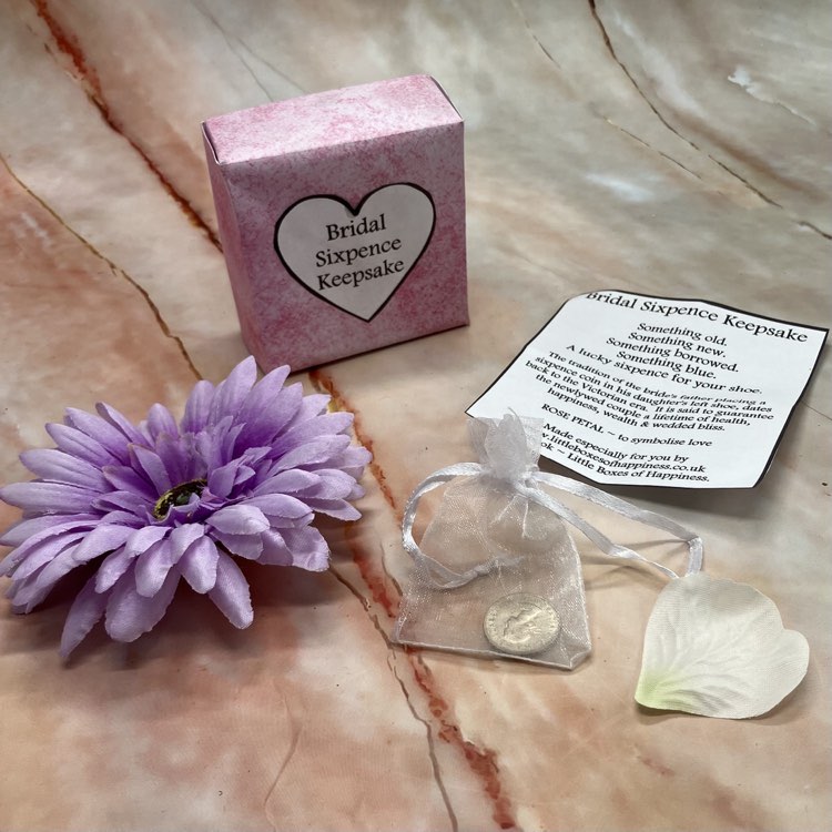Bridal Sixpence Keepsake | Unique Gift Box