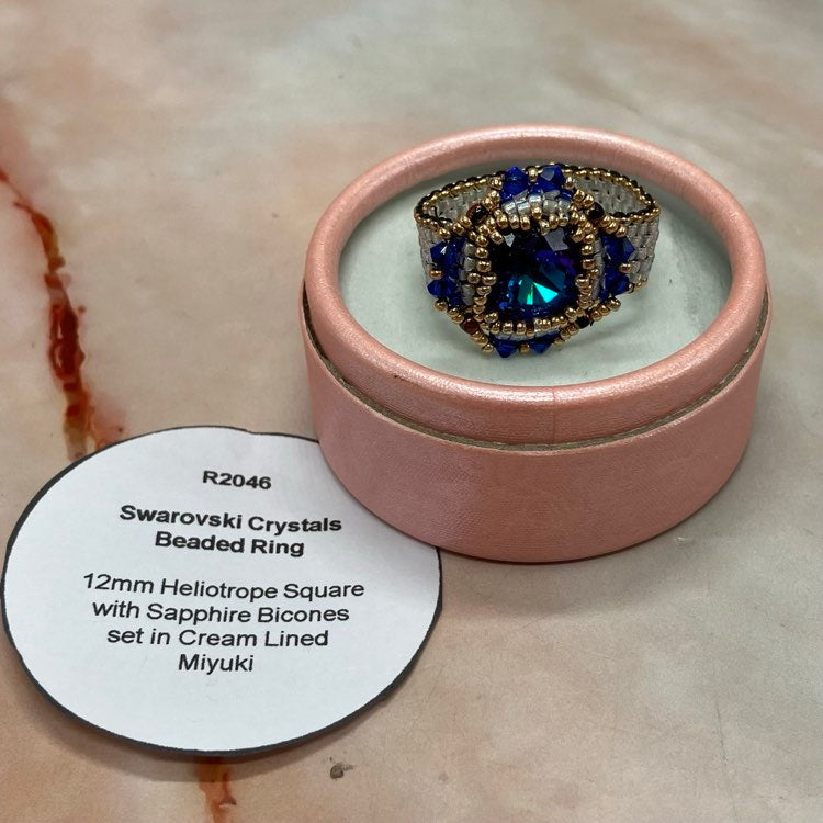 Swarovski Crystal Beaded Rings | Choose Your Favourite!