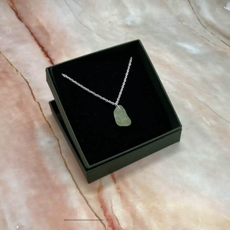 Sea Glass Pendants | Sterling Silver Necklaces