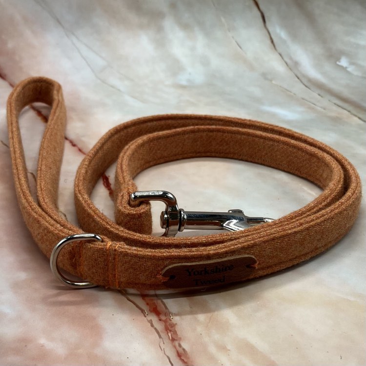 Handmade Yorkshire Tweed Dog Leads | Choose Your Colour!