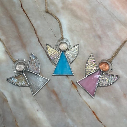 Hanging Angels | Stained Glass | Various Colours