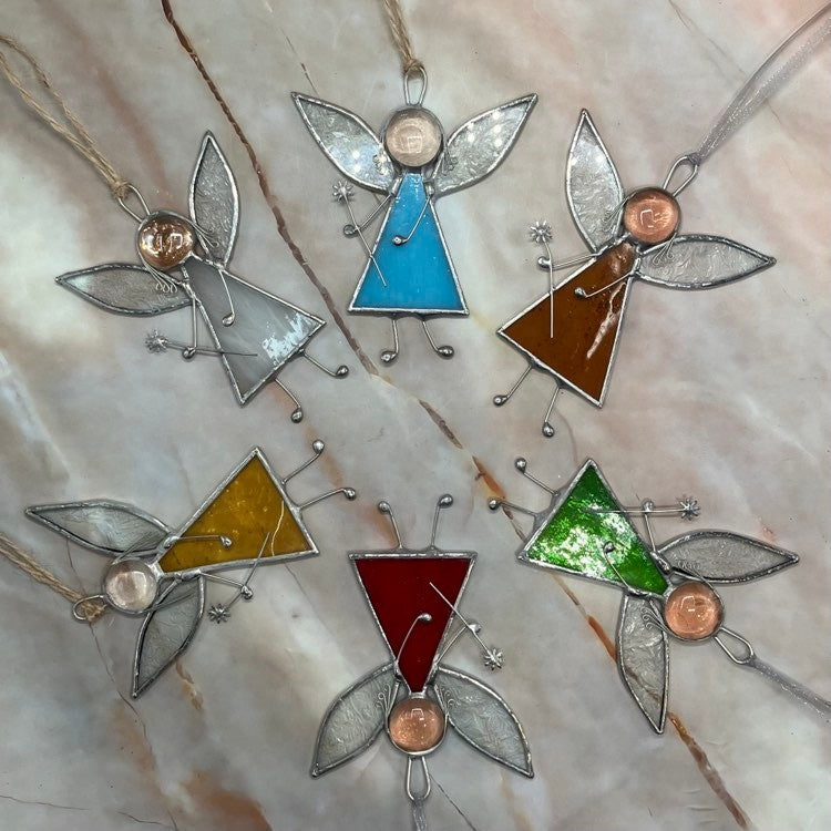 Hanging Fairies | Stained Glass | Various Colours | 2 Sizes