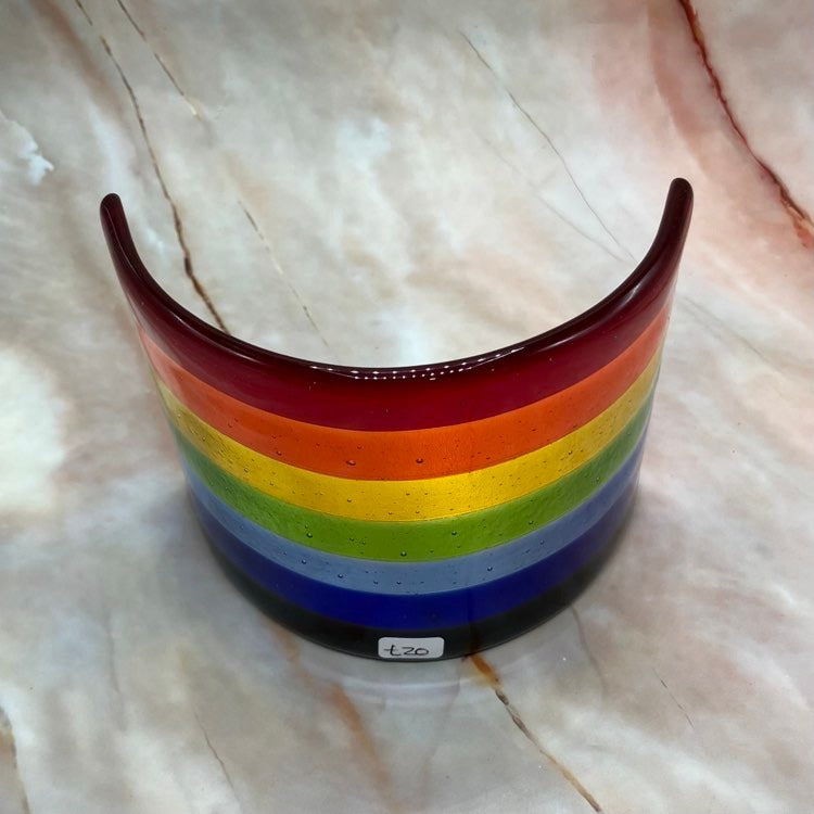 Freestanding Rainbow | Fused Glass