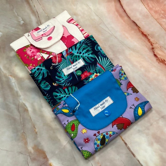Cotton Folded Shopper Bag | Various Colours & Designs
